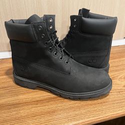 NWOB Timberland Inch Premium Boots In Black, Mens Size 8.5