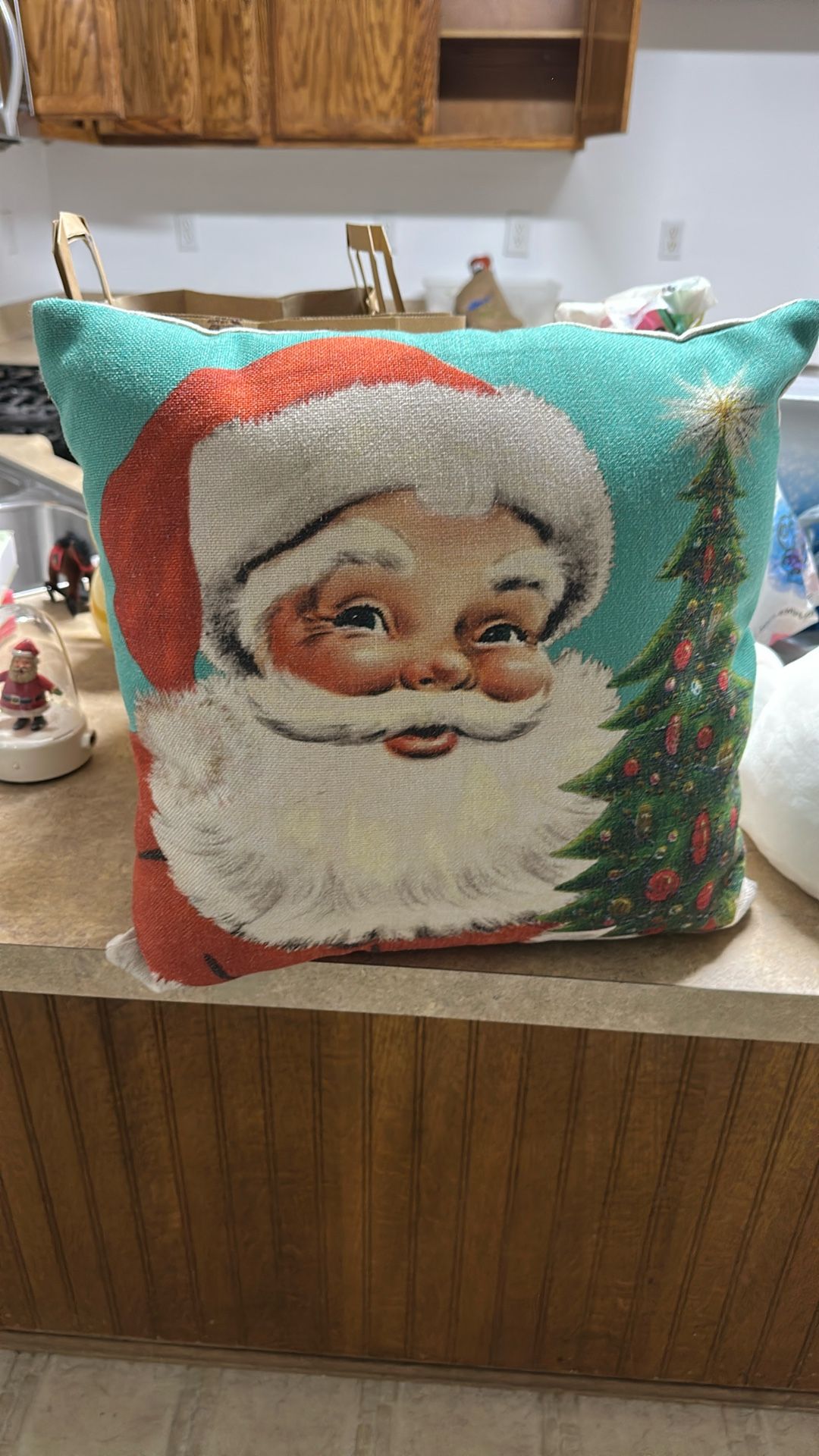 Vintage Santa Pillow