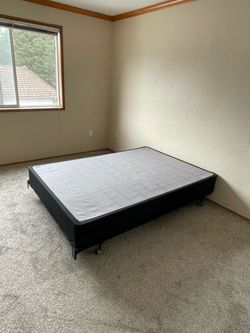 FULL Sized Box Spring & Metal Bed Frame