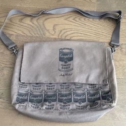New! Andy Warhol Campbell’s Soup Messenger Bag