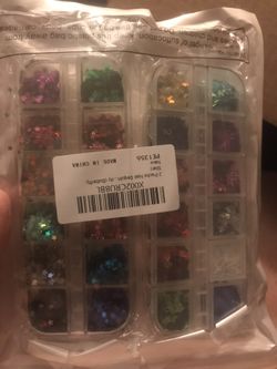 2 Boxes Nail Sequins 12 Colors Each Box 1 Box Butterflies 1 Stars