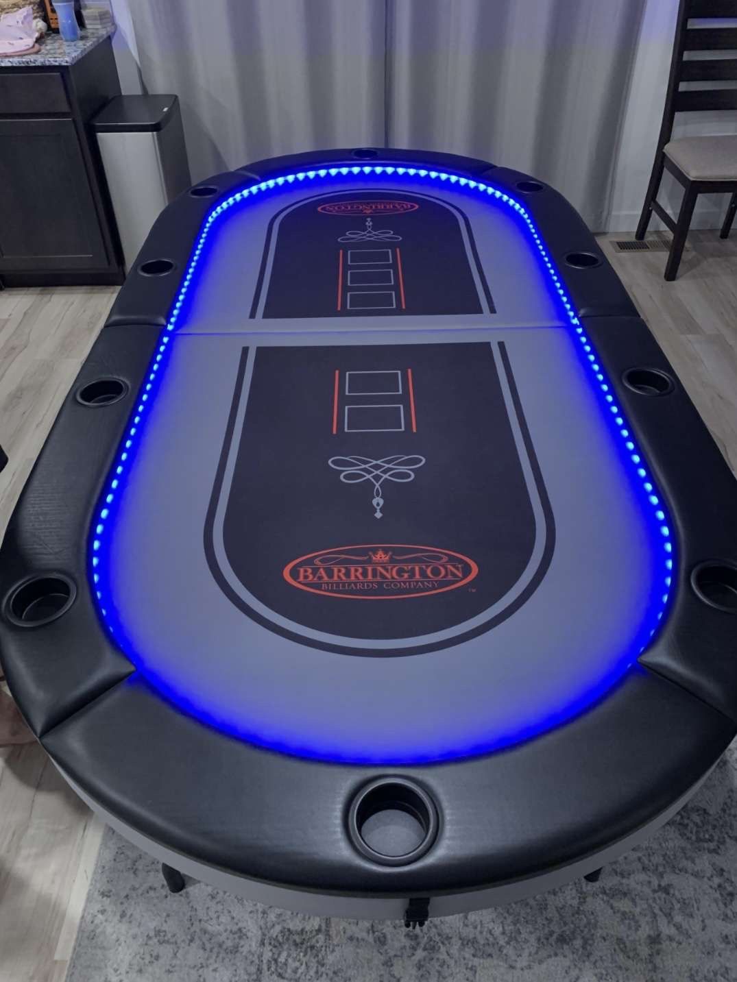 9 Player Poker Table