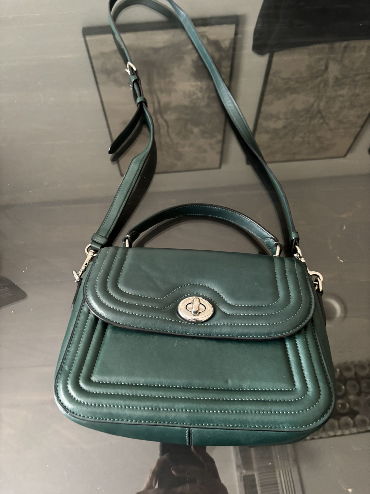 Coach Leather Crossbody Bag ( Read Description)