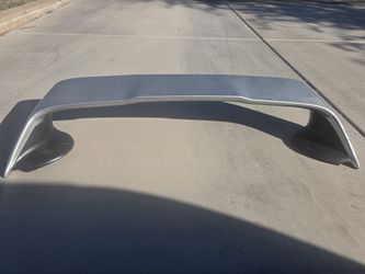 Silver Mitsubishi OEM Evo X Wing