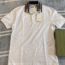 Gucci stripe short sleeve polo