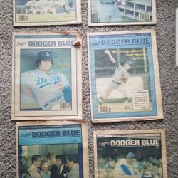 DODGERS BLUE PAPER