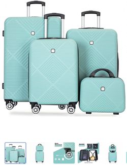 Tripcomp Luggage Sets 4 Piece Suitcase Set