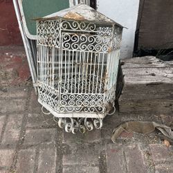 Vintage Bird Cage . 