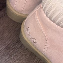 Kids Pink Cute Boots