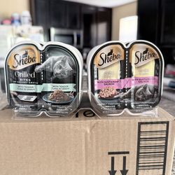 Sheba Cuts In Gravy - 24 Each ; Tuna and salmon Flavor
