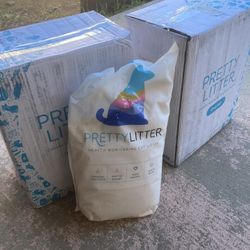 7 Bags BRAND NEW PrettyLitter Health Monitoring Cat Litter – Still Sealed