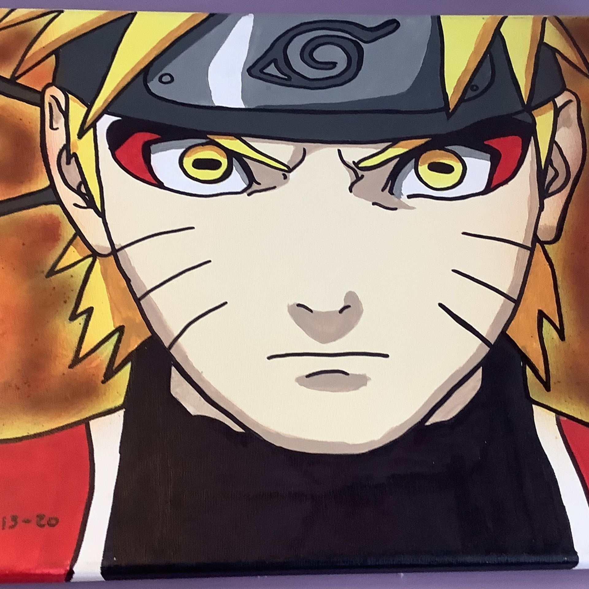 Naruto Sage Mode Painting 20inx16in