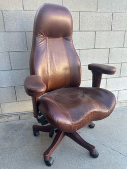 Lifeform High Back Rowland Leather Office Chair