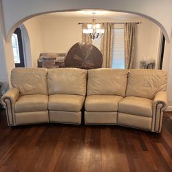 Italian leather Couch 