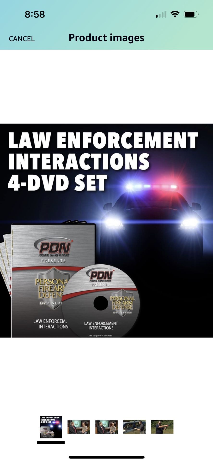 Law Enforcement Interactions 4-DVD Set / Personal Defense Network