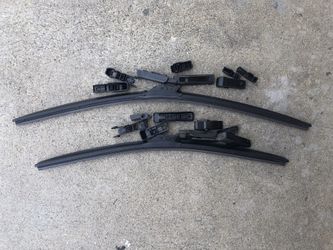 Windshield Bracket less wiper blades 24” Driver and 20” Passenger side