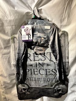 “Out of the Grave” Tombstone Costume – Worn Once – Adult Size