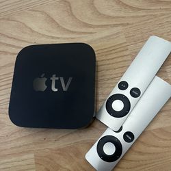 Apple TV with 2 Remotes