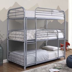 Triple Twin Bunkbed Mattress Sold Separately 