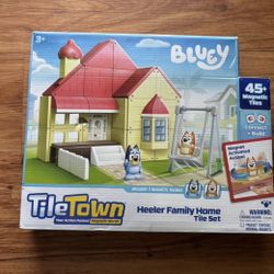 Bluey TileTown Home Tile Heeler Family Magnetic Set 