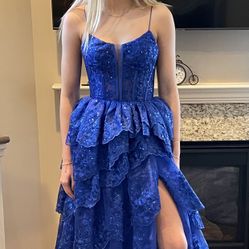 New Size 0 Royal Blue Jovani Prom/Pageant/Formal Dress/Gown/ #38144A