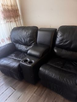 Free black sectional couch