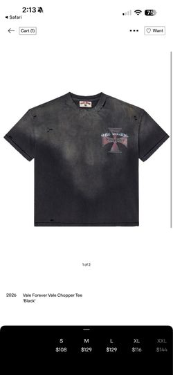 Vale chopper tee