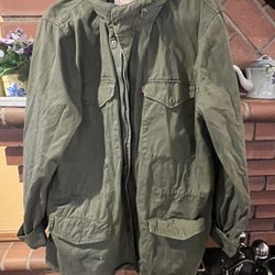 Levi Strauss Army Green Jacket Size XxL