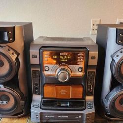 Sony LBT-ZX66i Stereo 560W 5 Disc Changer Music System w/Speakers