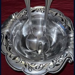 Salad bowl “METAL” 3 piece