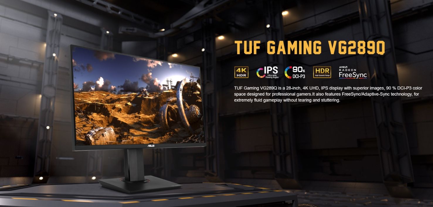 ASUS TUF Gaming VG289Q 28” Gaming Monitor 4K (3840 x 2160) IPS