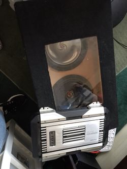 12inch speakers Kenwood amp.
