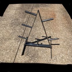 Olympic 2” / Standard 1” weight Plate rack tree weights plates storage hole size stand holder