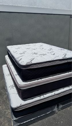 Bamboo Mattress Pillowtop New