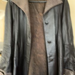 BRAND NEW Ladies MEDIUM SIZE LEATHER JACKET DERO BY ROCCO D AMEILO NEW YORK $125.00