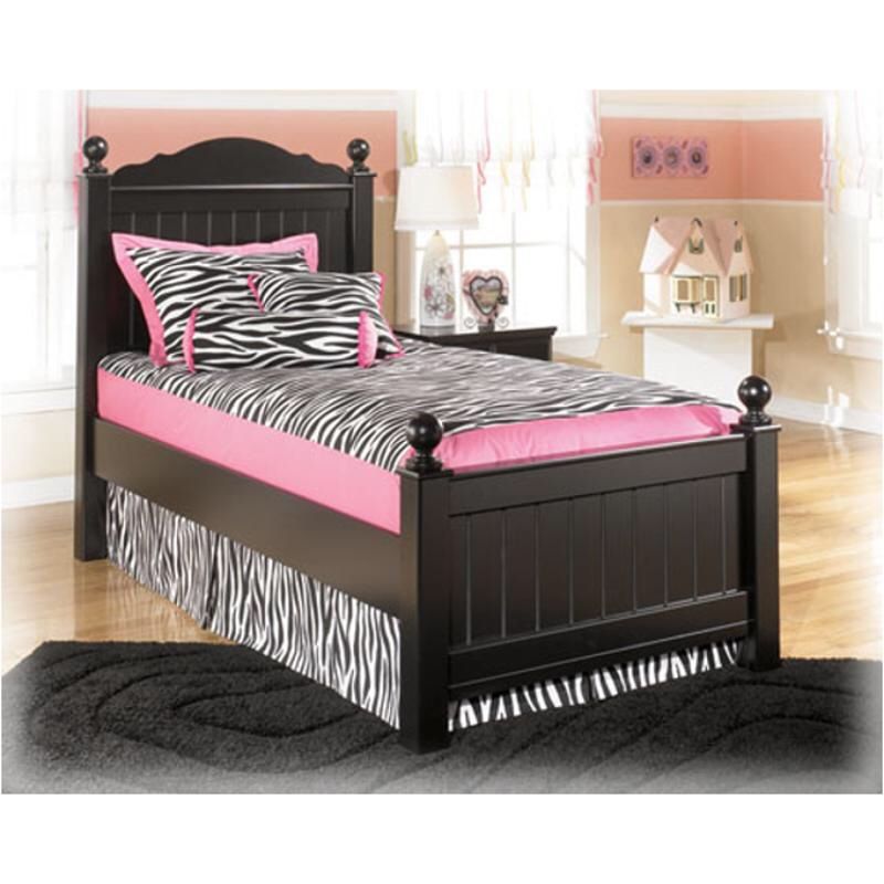 Ashley Jaidyn Wood Twin Bed (Espresso)