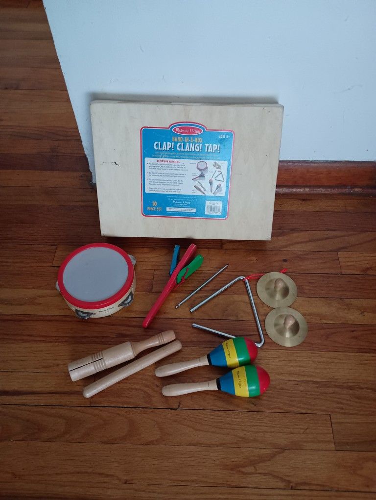 Melissa & Doug Kids Band In A Box Musical Instrument Set