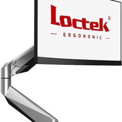 Loctek Monitor Mount Heavy Duty Gas Spring Swing Monitor Arm Desk Mount Stand Fit 10-34 inches Monitor 13.2-33 lbs Weight Capacity