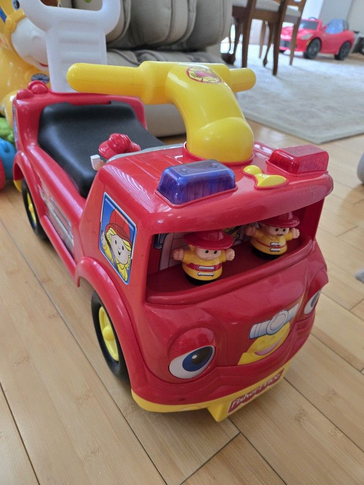 Fisher-Price Fire Truck Ride On 