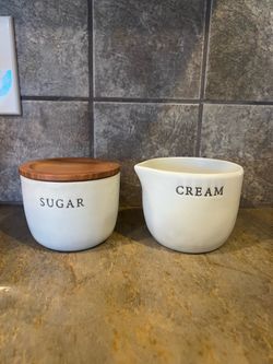 Hearth and Hand Sugar and Cream Bowls