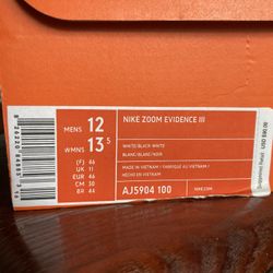 Nike Zoom Evidence III.... size 12