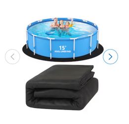 VinGli Upgraded Extra Thick 15 Ft Swimming Pool Liner Pad