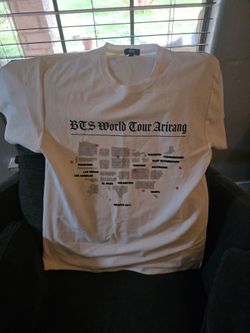 BTS World Tour Arirang Official Merch White T-Shirt