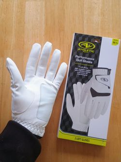 2 Golf Gloves Medium/Large