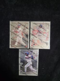 1996 leaf steel  baseball cards