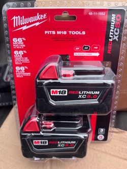 Milwaukee two pack of batteries