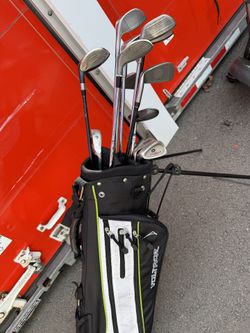 Voltage Golf Bag + 6 Drive +8 Iron Club 