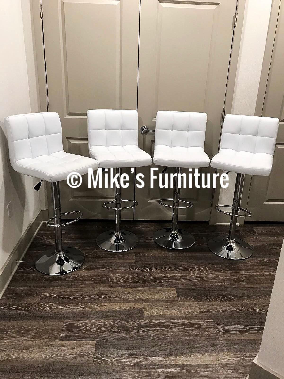 New Adjustable Bar Stools (3 Colors Available ) Black White Gray