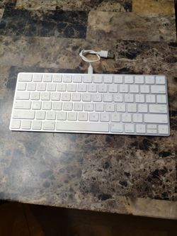 Mac Keyboard with charging cable