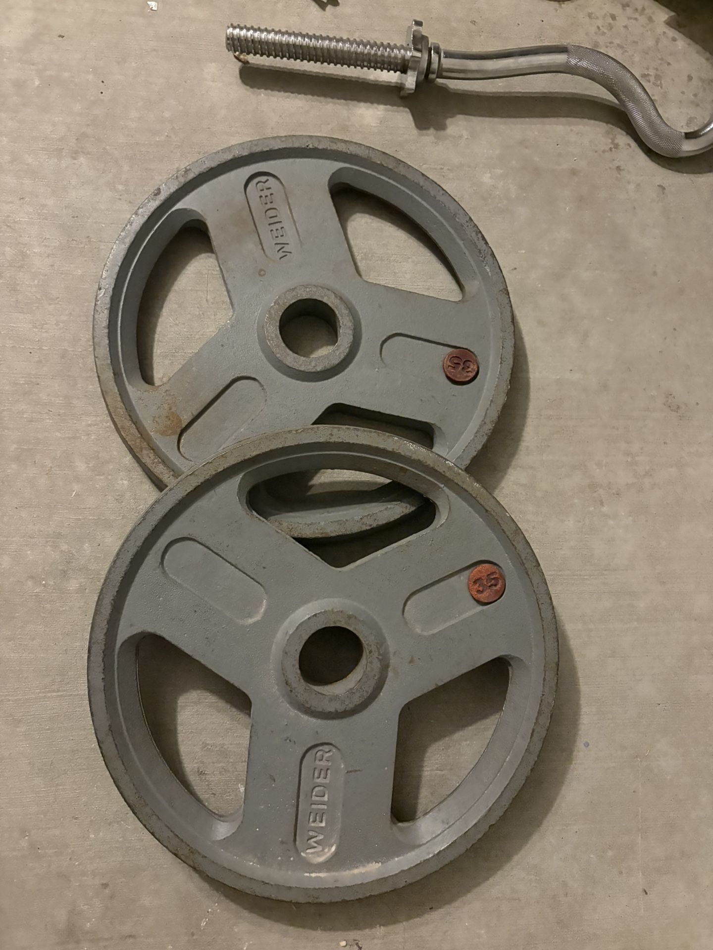 35 Lbs Plates/weight